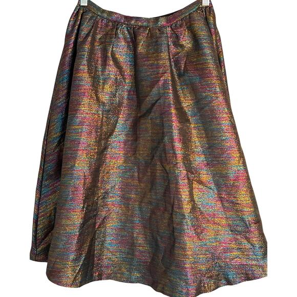 Lucca Couture Skirt Womens Size M MultiColor Side Zip Sparkly Party Formal NWT - Picture 1 of 8
